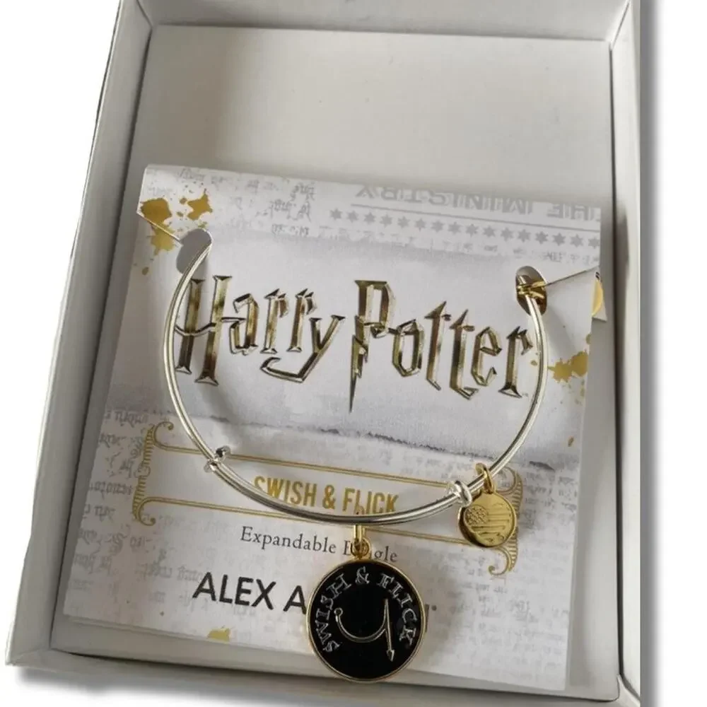 Alex and Ani Harry Potter Swish & Flick Charm Bangle Bracelet New w/ Tag & Box
